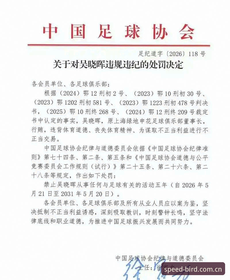 足协第三批禁足名单详解：65人受罚，行业整顿进行时